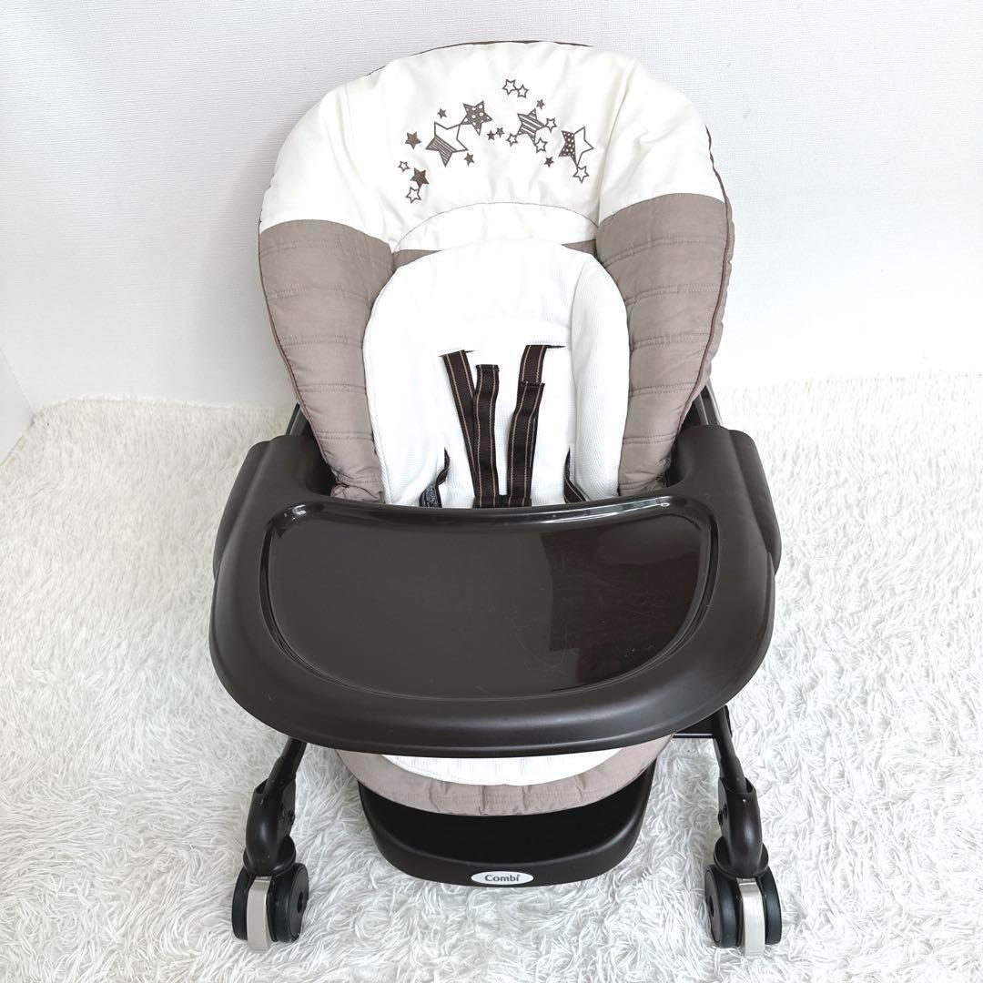 ✨美品✨ Combi コンビ ネムリラAT 新生児 自動 ハイローチェア