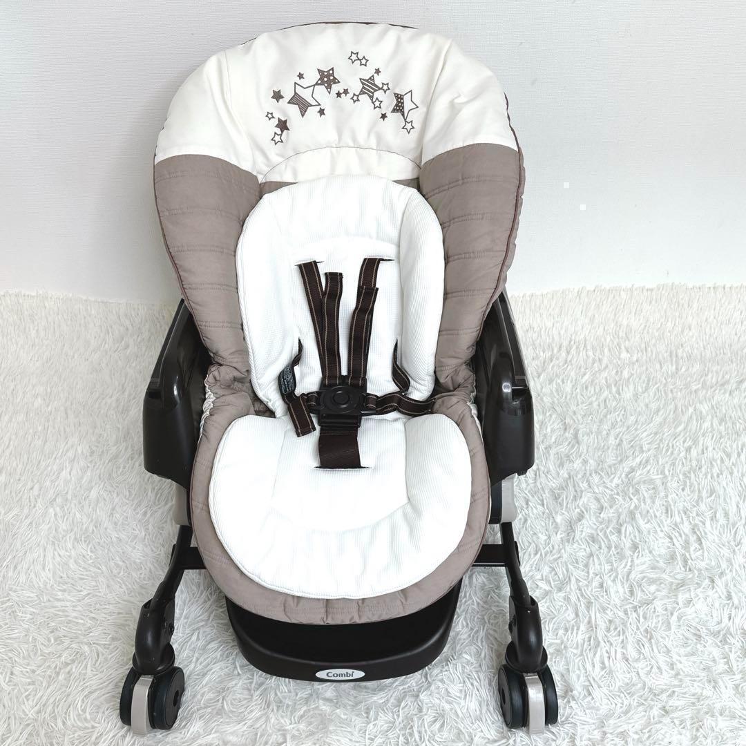 ✨美品✨ Combi コンビ ネムリラAT 新生児 自動 ハイローチェア