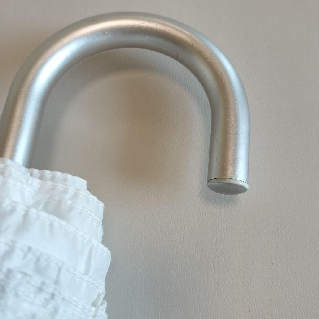 シロノサクラ 折りたたみ日傘 ホワイト 傘袋付き 折り畳み 晴雨兼用 完全遮光