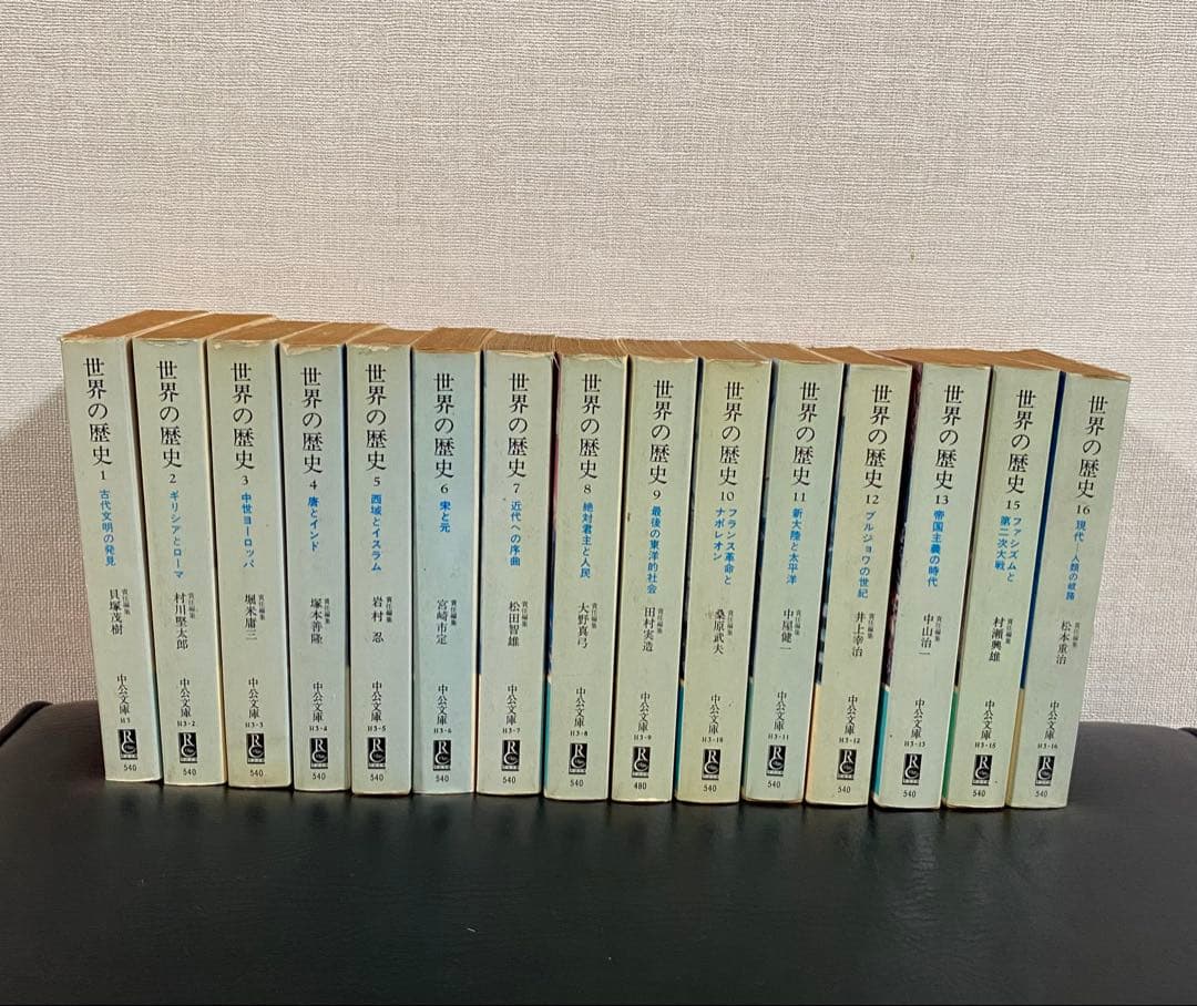 世界の歴史　中公文庫　旧版　14巻のみ抜けています。