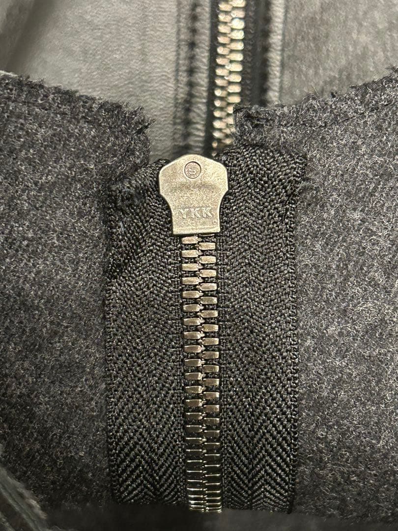 トップス TOMORROWLAND LEATHER DOUBLE ZIP VEST