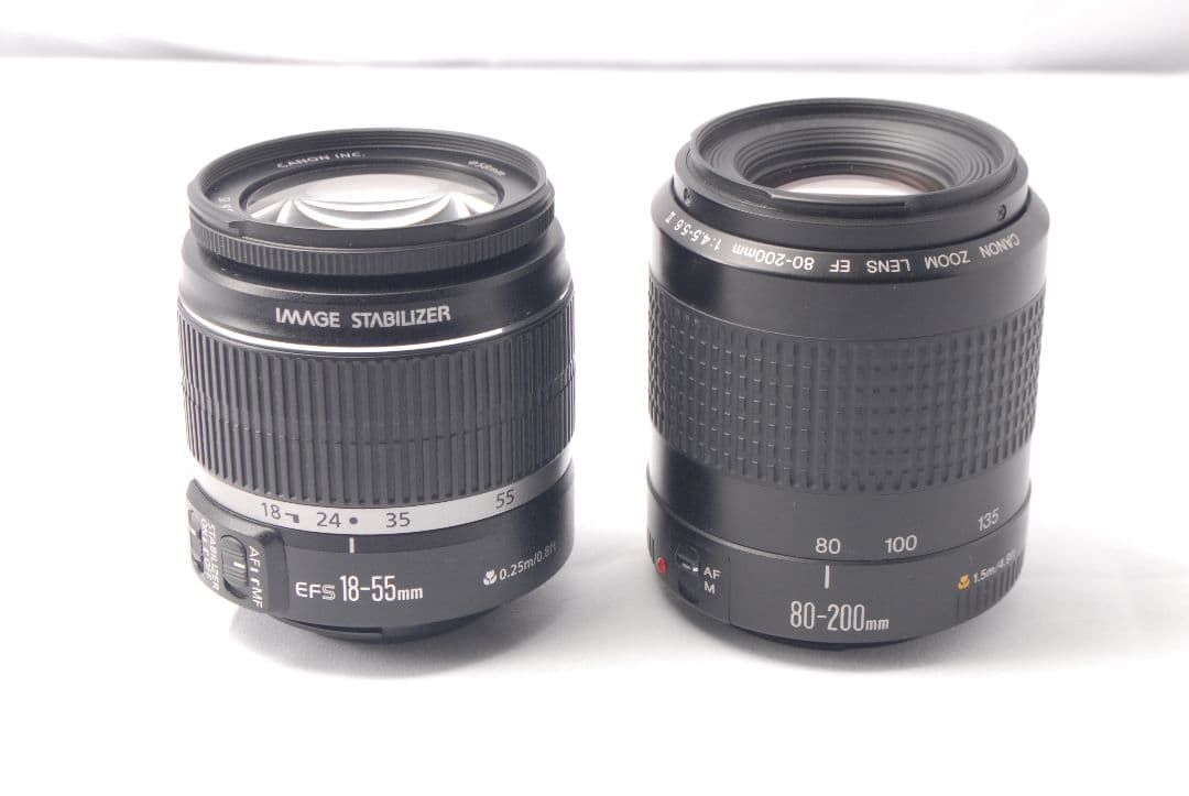 Canon EOS Kiss X2 ★ 一眼レフ望遠レンズ付Wレンズ手振れ補正☆