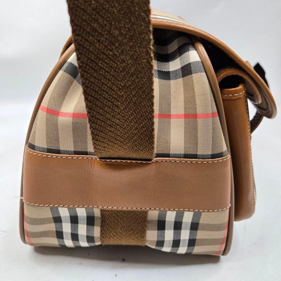 極美品 BURBERRY メッセンジャーバッグ ノバチェック シャドーホース