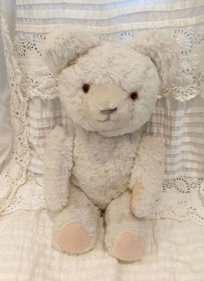 ビンテージ ホワイトベア 30cm