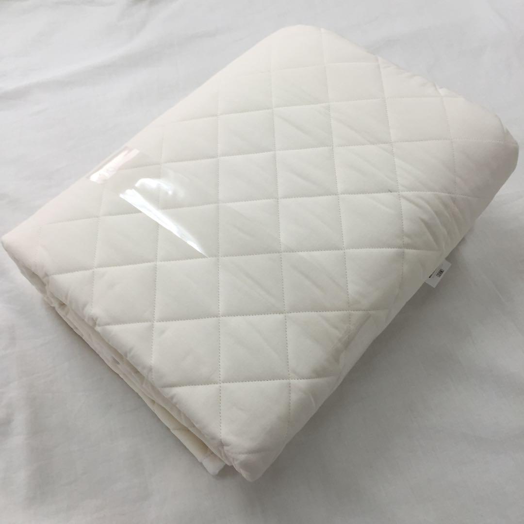 パシーマ パットシーツ シングル 110×210cm きなり色 ×2枚組