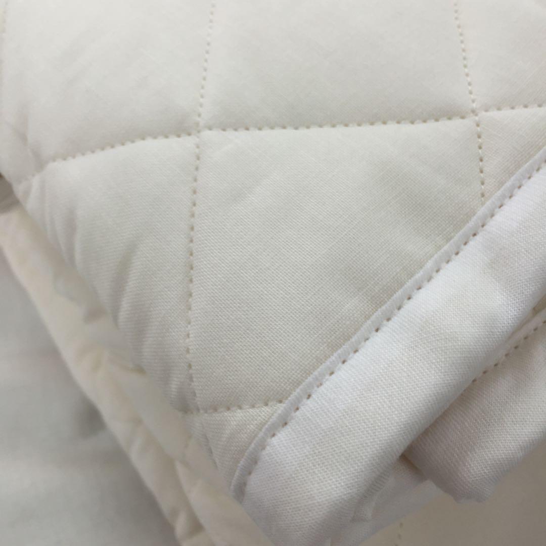 パシーマ パットシーツ シングル 110×210cm きなり色 ×2枚組