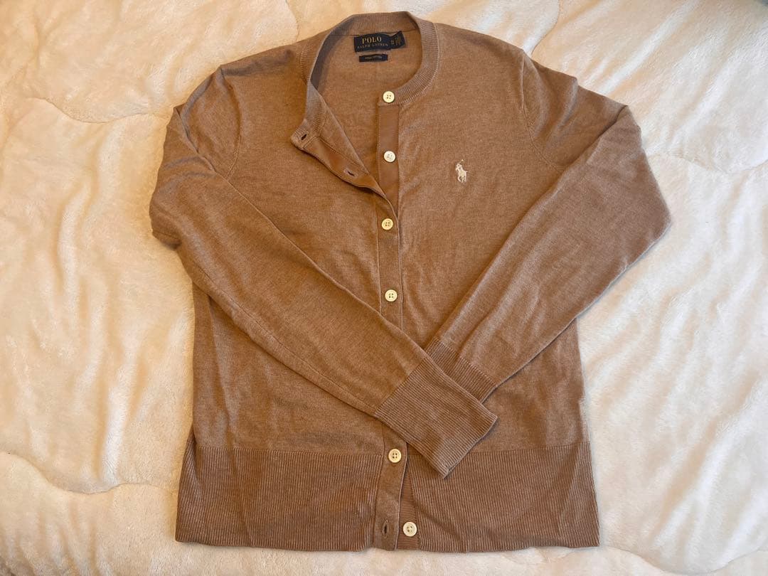 きなこ【新品】ポロ ラルフ ローレン　コットンブレンド カーディガン　XS