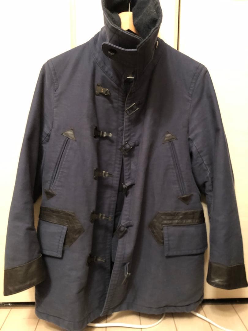 ナイジェルケーボン ファイアーマン フレンチアーミーコート クリップジャケット