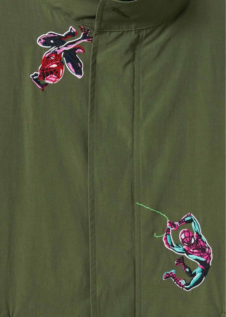 Lサイズ　スパイダーマン スパイディ VS ヴィラン｜モッズコートグラニフ