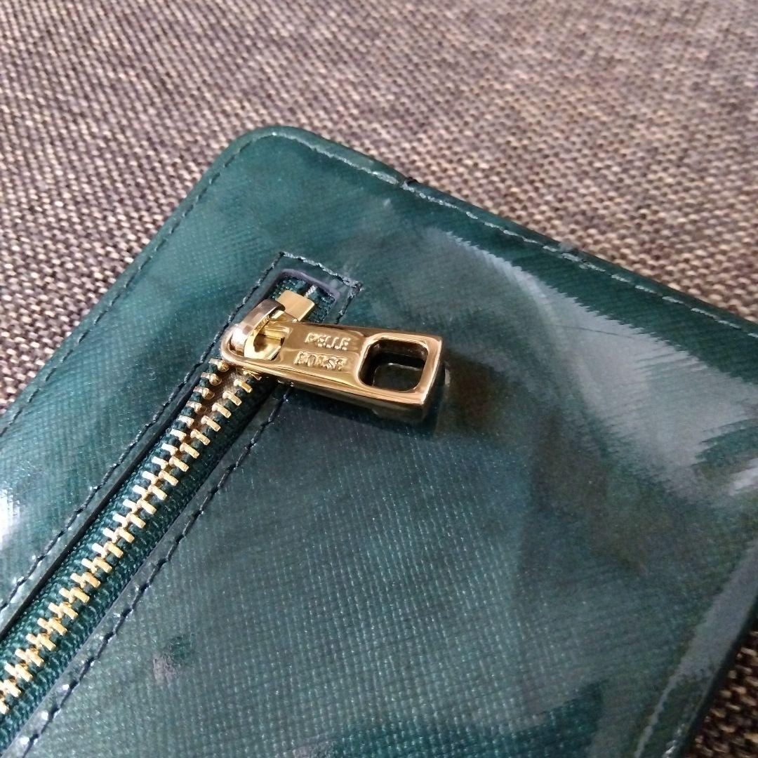 PELLE BORGA グリーン 長財布