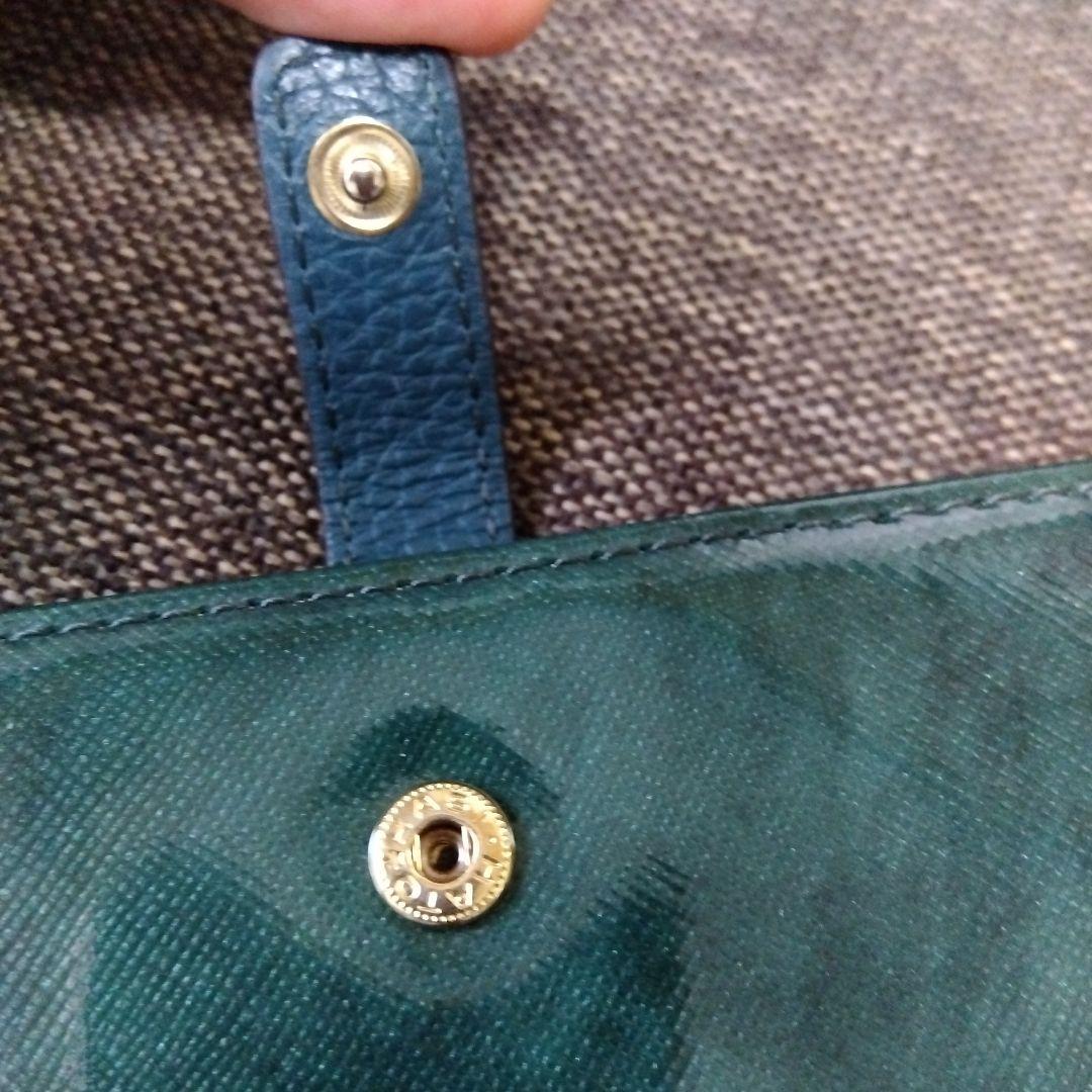 PELLE BORGA グリーン 長財布