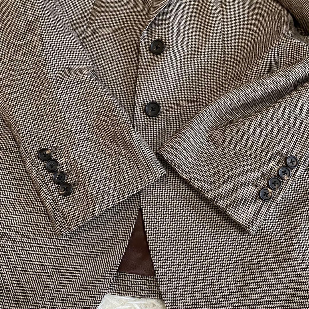【極美品】ポールスミス　テーラードジャケット　千鳥格子　マルチカラー　XL