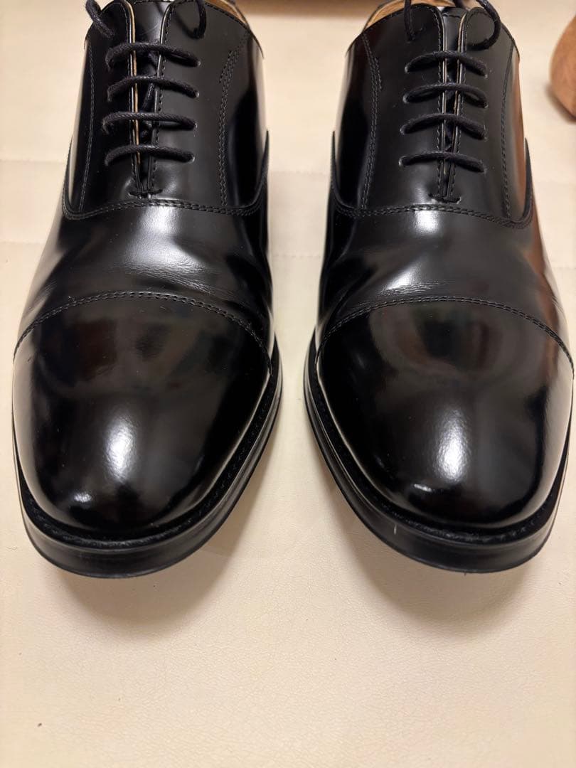 美品 REGAL 811R ビジネスシューズ ストレートチップ 本革 黒 26