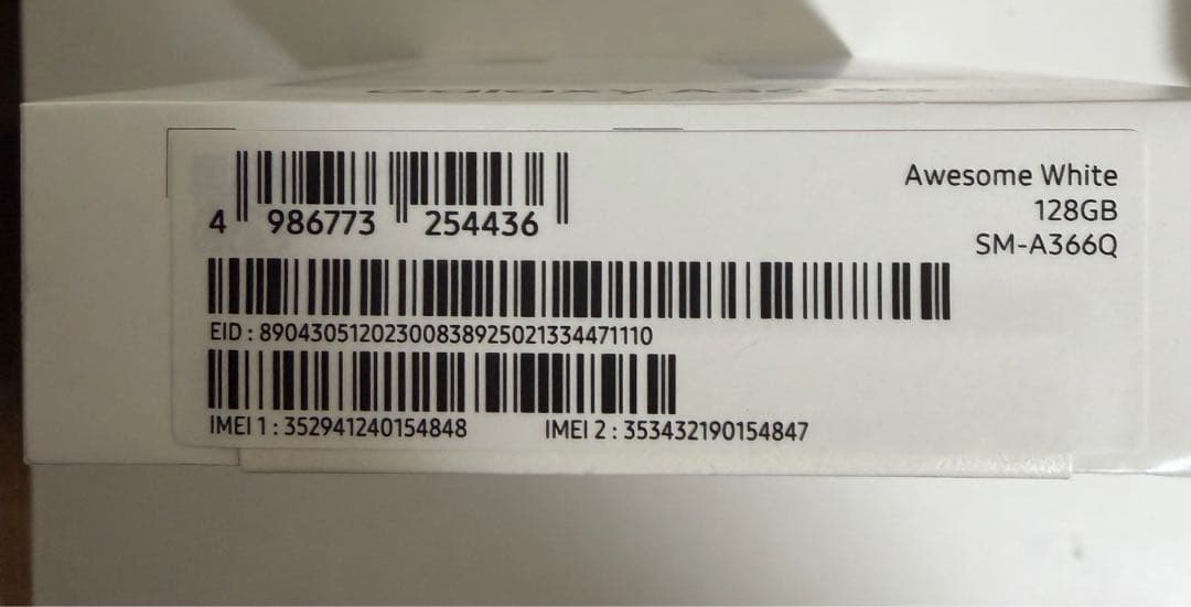 スマートフォン本体 Samsung Galaxy A36 5G Awesome White