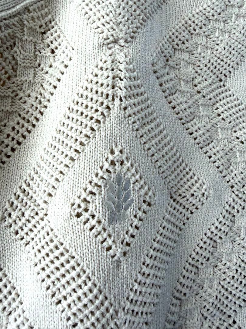 新品未使用　モラビトブラン　ニットキャミソール　38 ホワイトベージュ