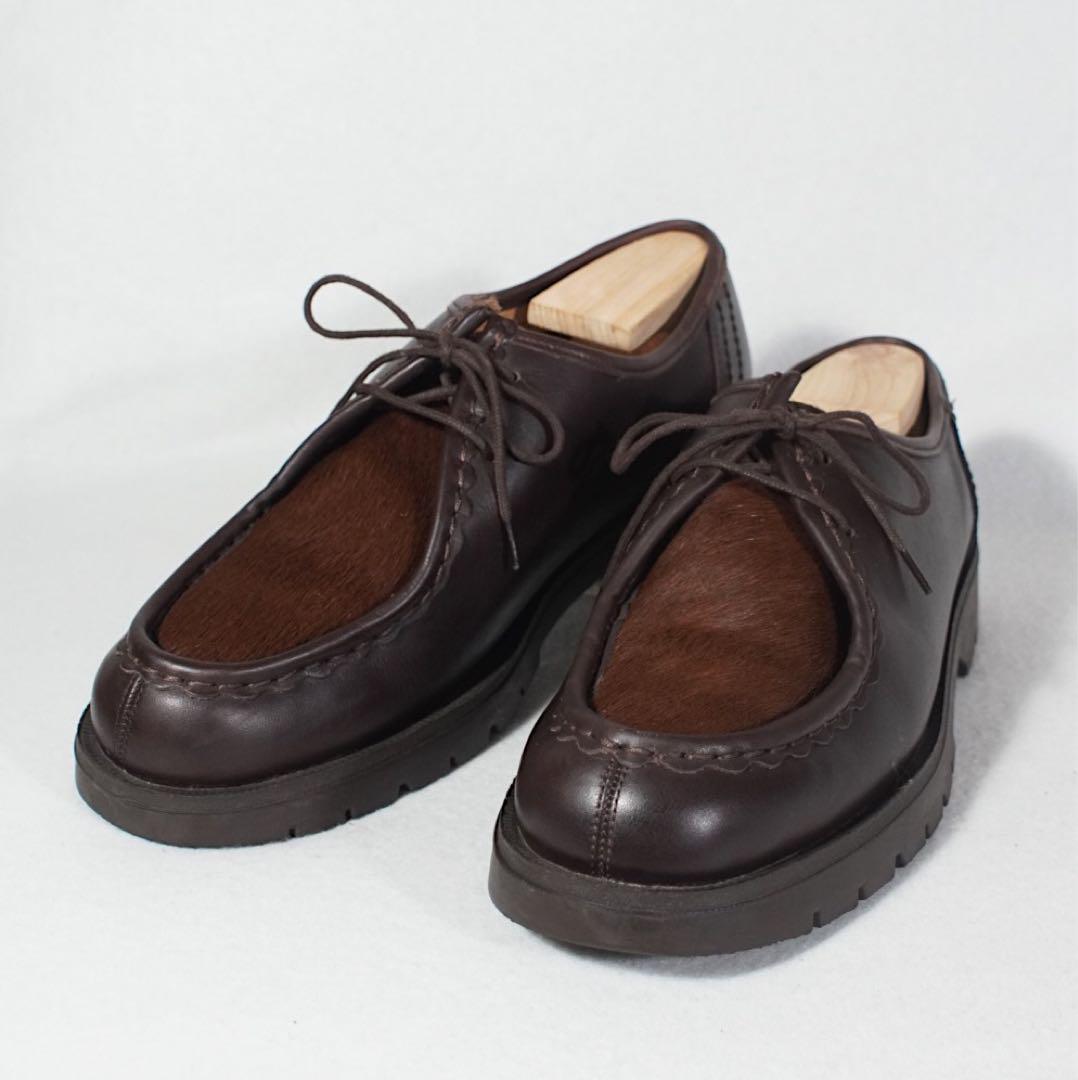 美品《KLEMAN》パドリーニ(42)ハラコ バーガンディー チロリアン