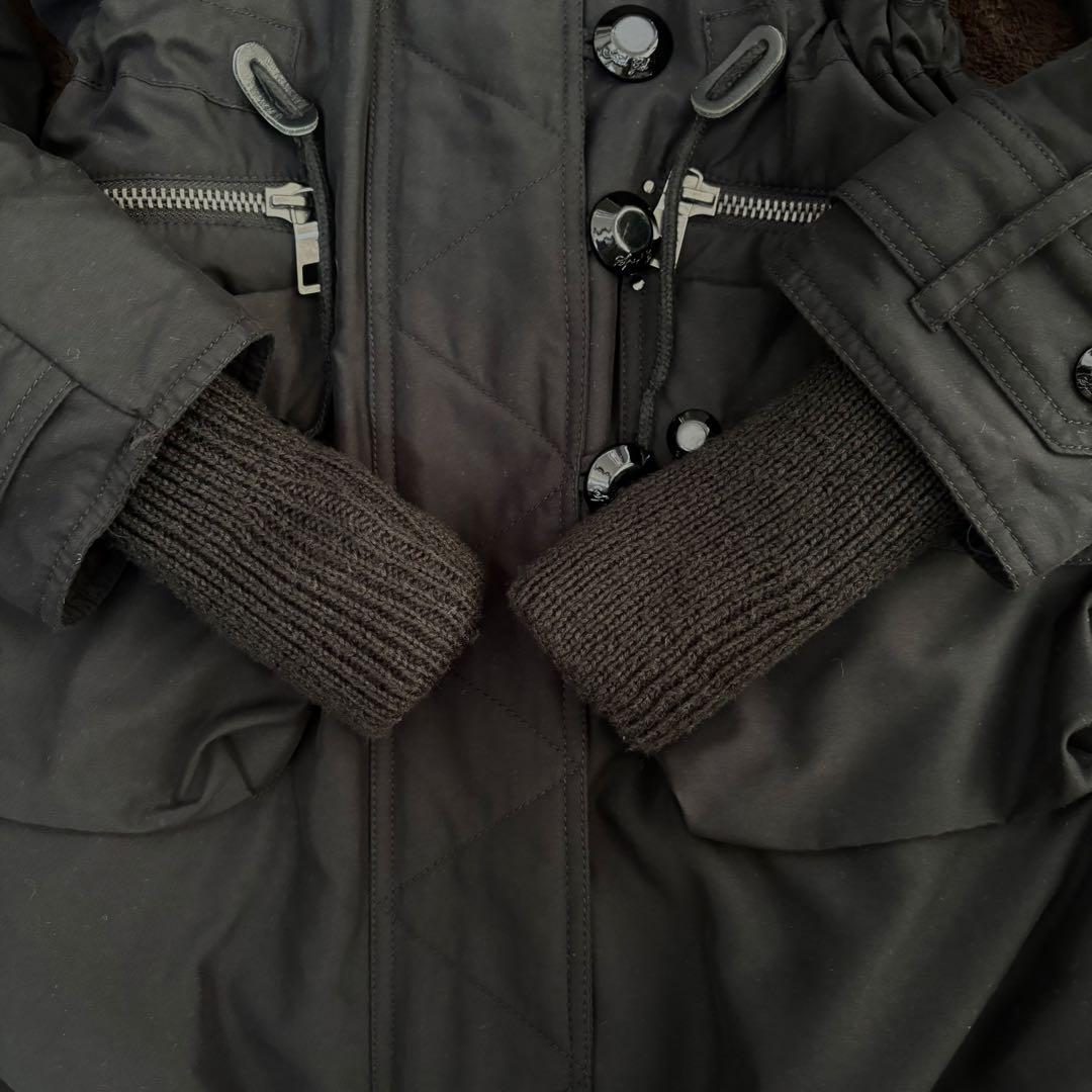 リアルファー付きモッズコート ミリタリー 平成ギャル y2k グランジ