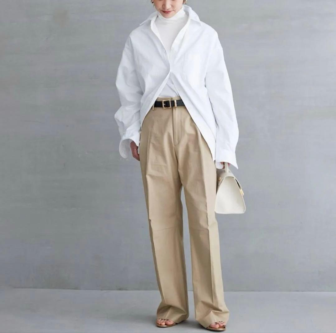 MUSE de Deuxieme Classe TUCK CHINO チノパンツ