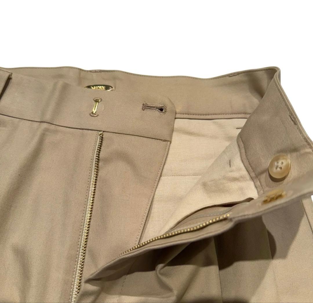 MUSE de Deuxieme Classe TUCK CHINO チノパンツ