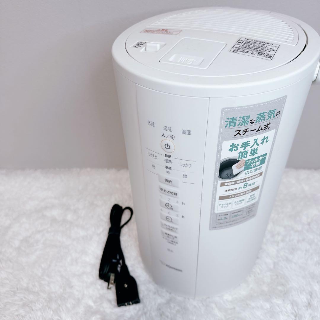 象印 ZOJIRUSHI スチーム式加湿器 EE-DD50 4L 2023年製