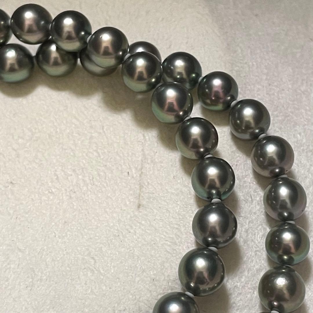 ミエ【極美品✨テリ強】 あこや真珠 ネックレス 7.5-8.0 パール 濃
