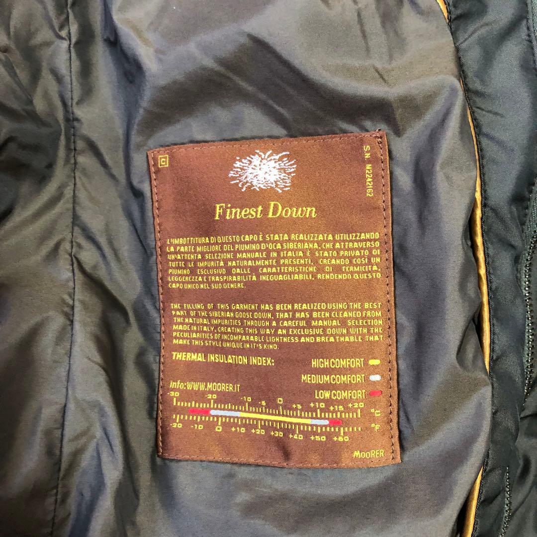 極美品 サイズ54 MooRER ムーレー SIRO-KM ダウンジャケット