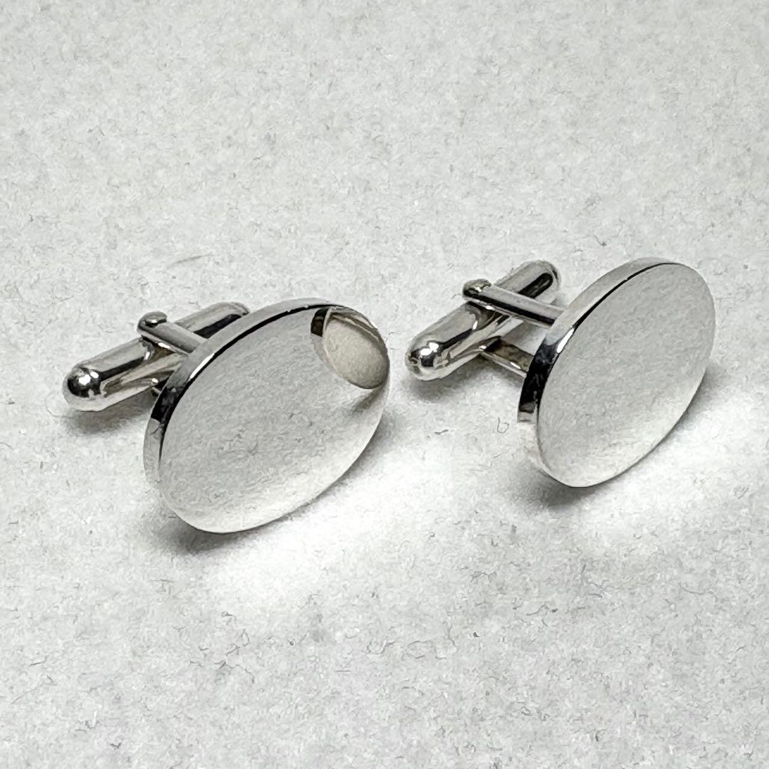 ティファニー★カフリンクス カフス オーバル シルバー925 プレゼント 成人式