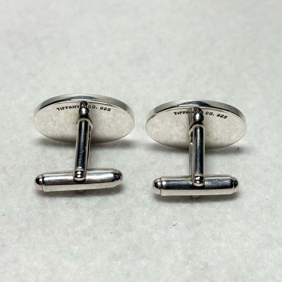 ティファニー★カフリンクス カフス オーバル シルバー925 プレゼント 成人式