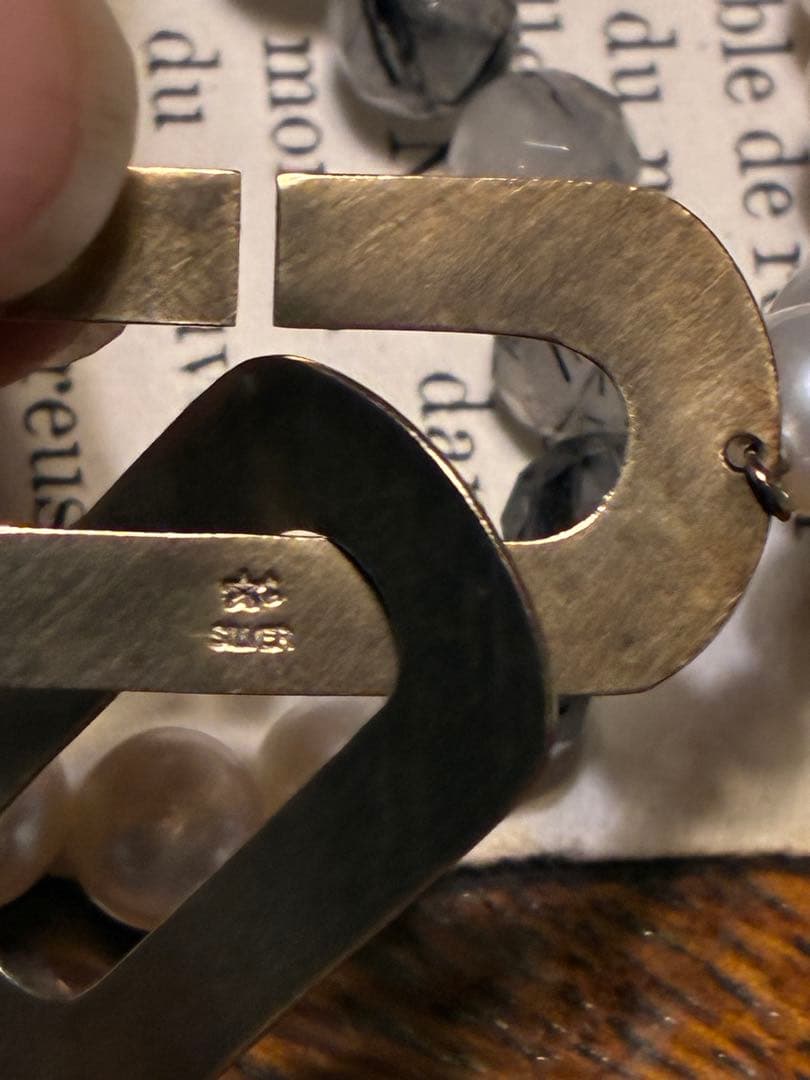 talkative ルチルクォーツ×淡水パール ネックレス