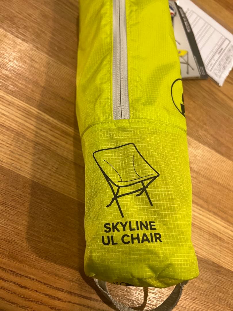 【未使用品】BigAgnes/スカイライン ULチェア・イエロー