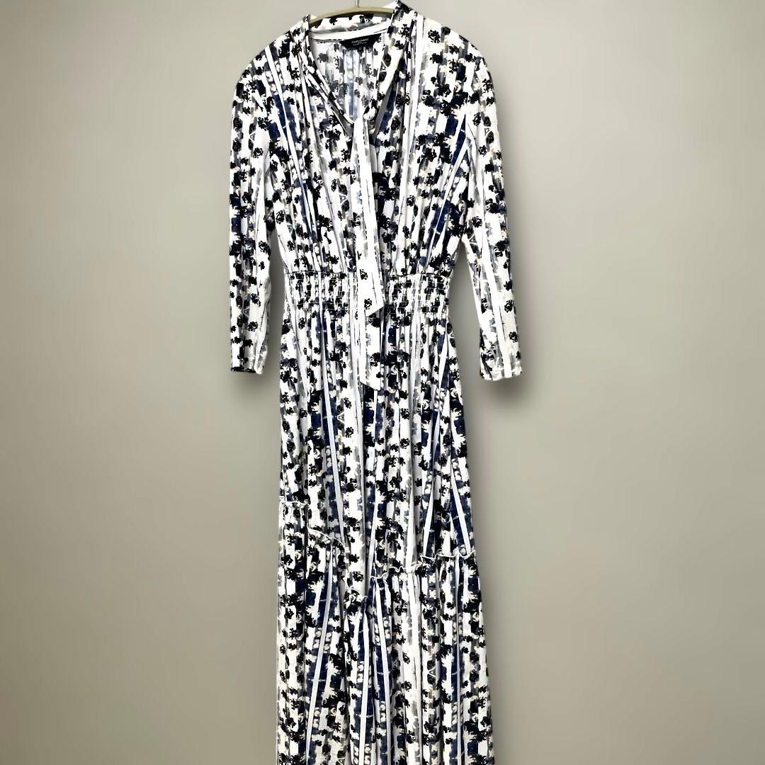 CORCOVADO コルコバード ロングワンピース ボウタイ アシンメトリー