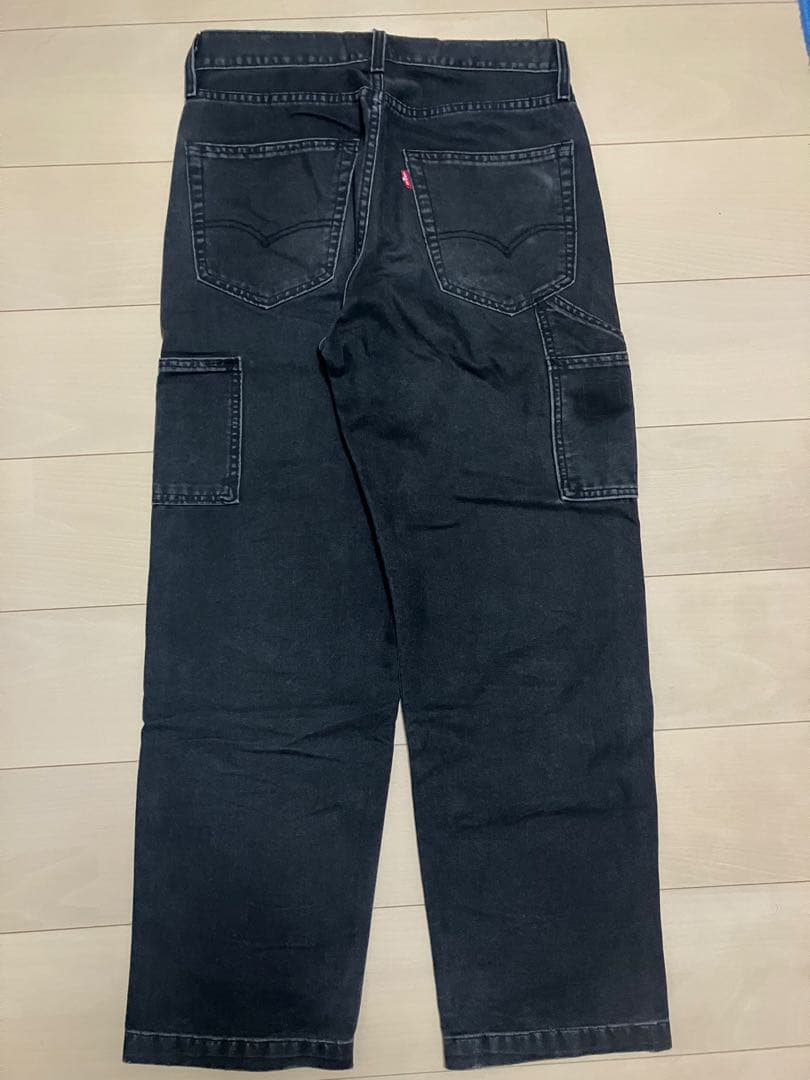 Levi’s 568 work wear 墨黒　ダブルニー　w29 l30