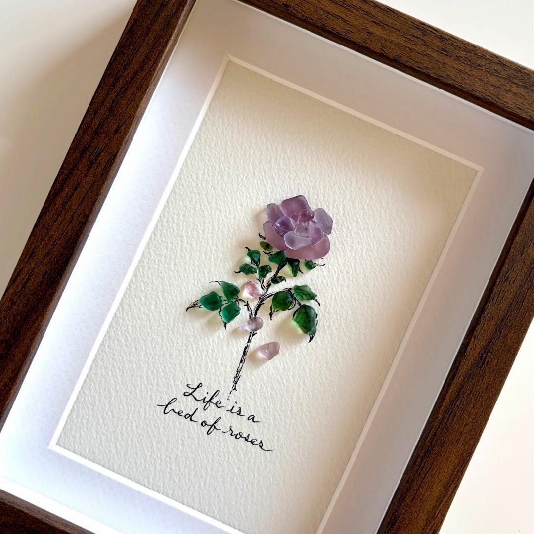 れい　オーダー受付　シーグラスアート