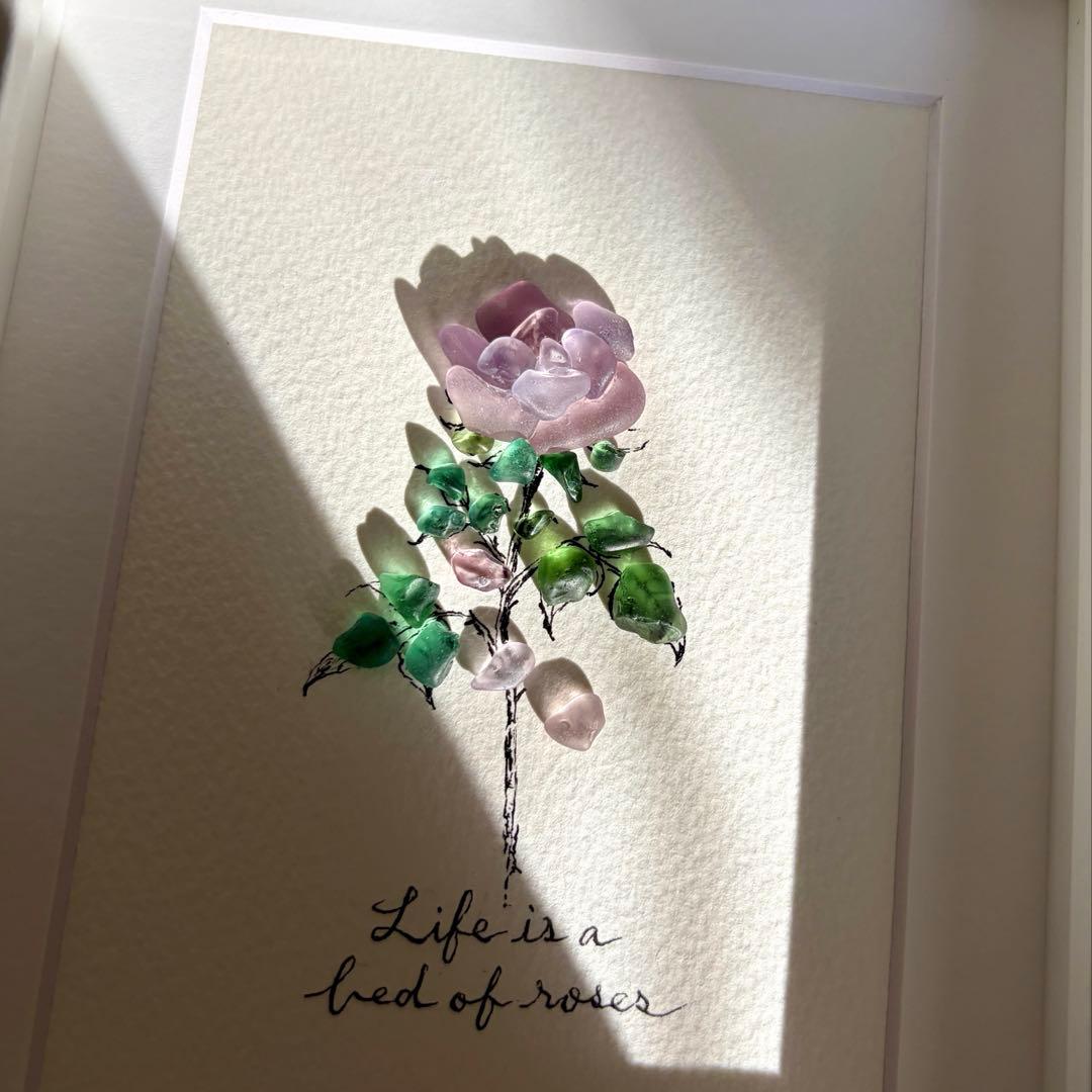 れい　オーダー受付　シーグラスアート