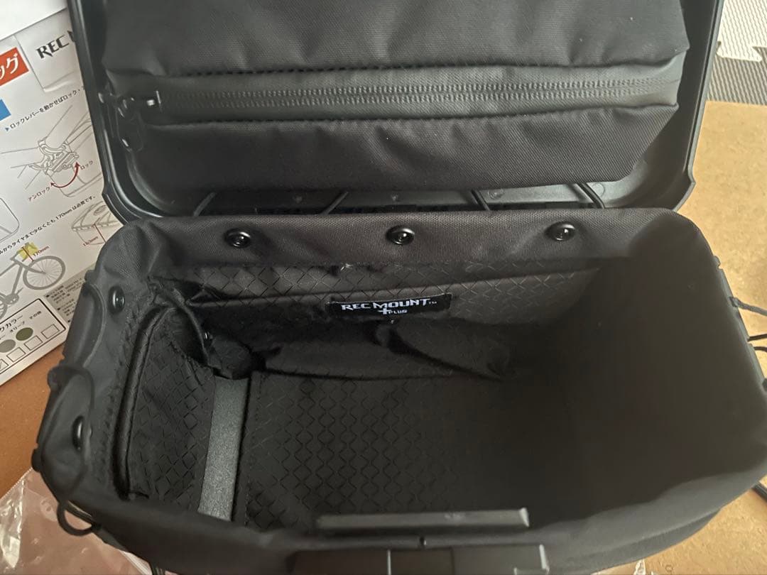 [レックマウントプラス] ライド オン バッグ (ブラック)セット