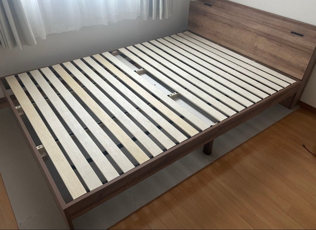 ⭐︎美品⭐︎コンセント棚付き 高さ調整すのこベッド 『Asteria アステリア』