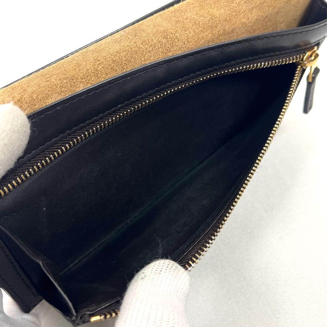 ボッテガヴェネタ　長財布　二つ折り　マキシイントレチャート　本革　レア美品◎