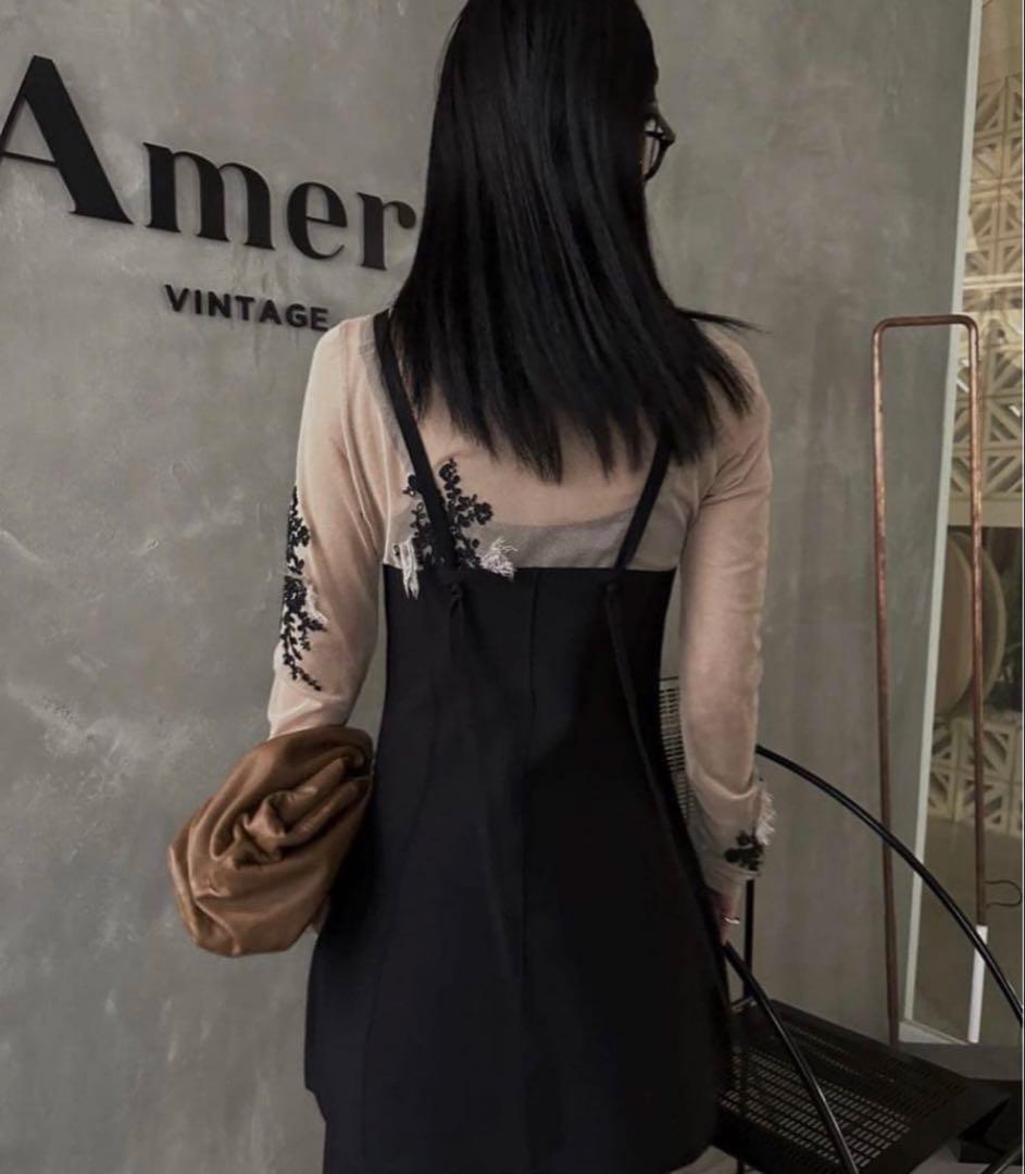 【24時間以内発送】AMERI スキントップス シアートップス アメリビンテージ