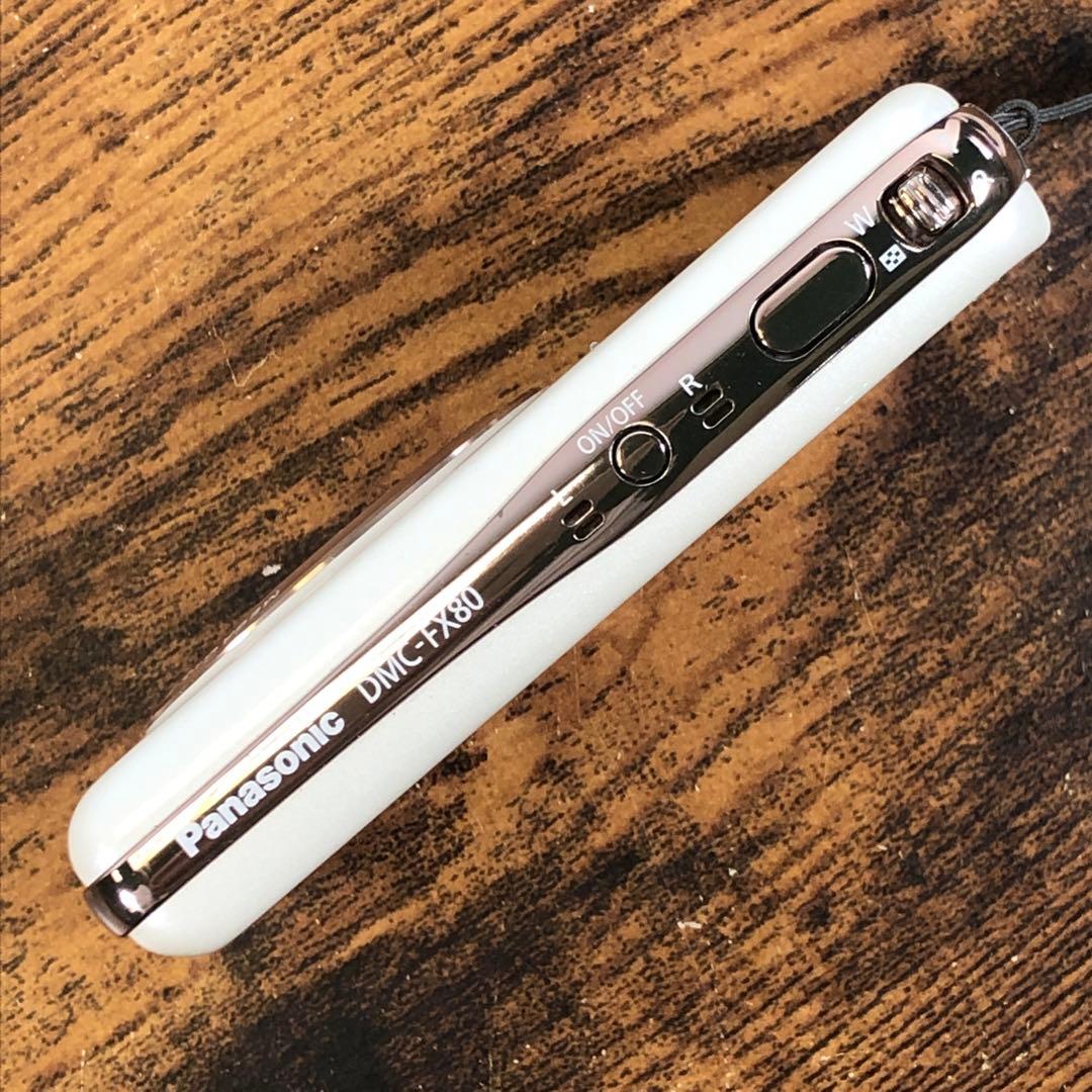 動作確認済 Panasonic Lumix DMC-FX80 ホワイト