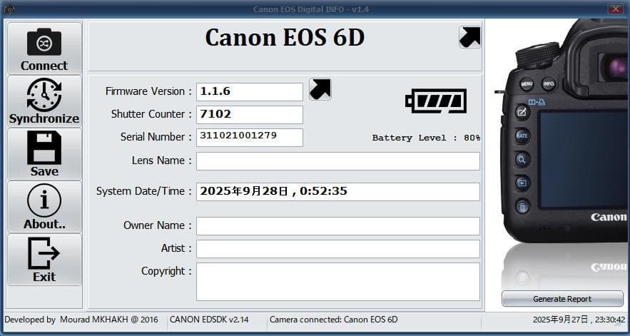 ☆美品☆ショット 7102回 Canon ６D EF24-105 L #389