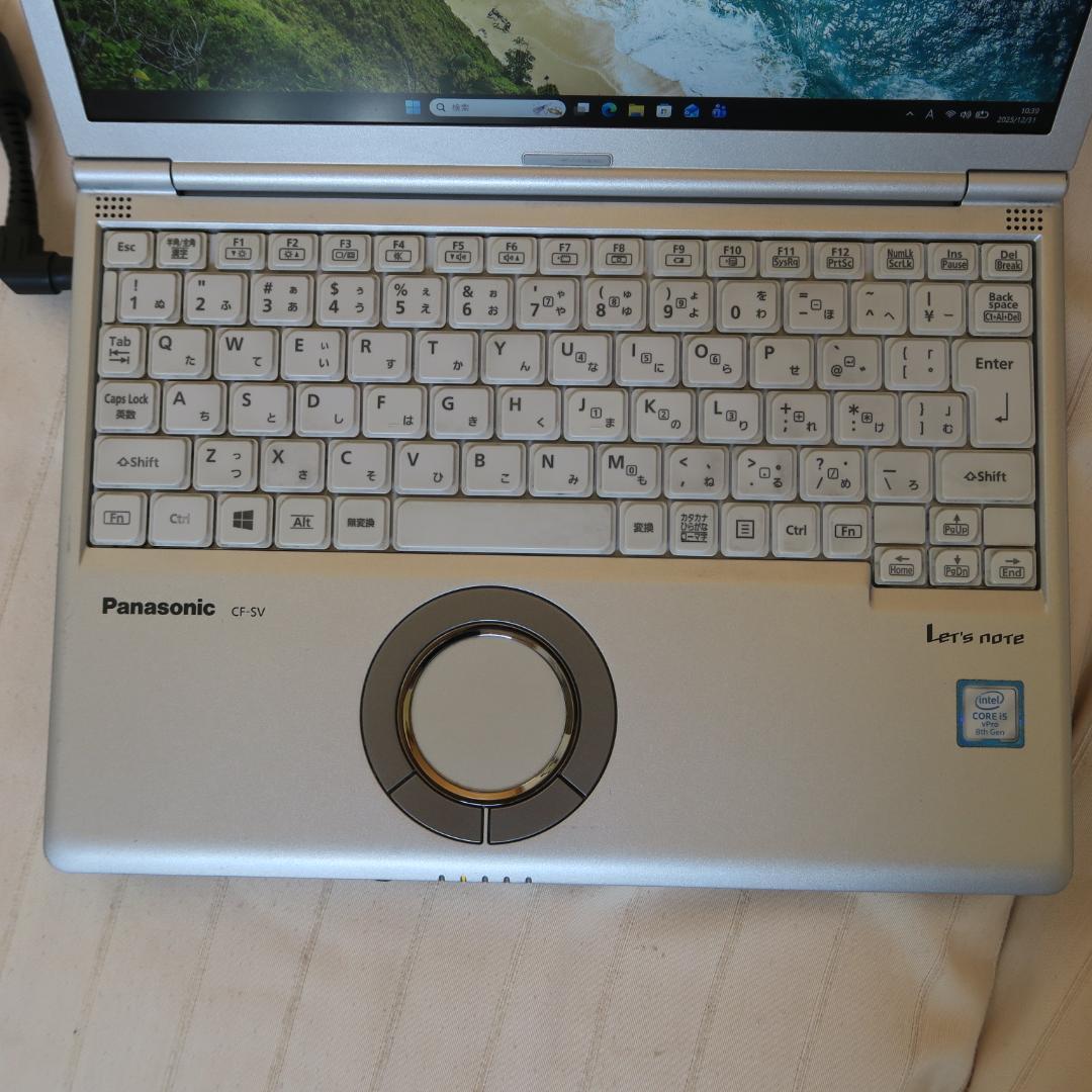 ジャンク・レッツノート SV7／i5-8世代／メモリ8GB／Office2024