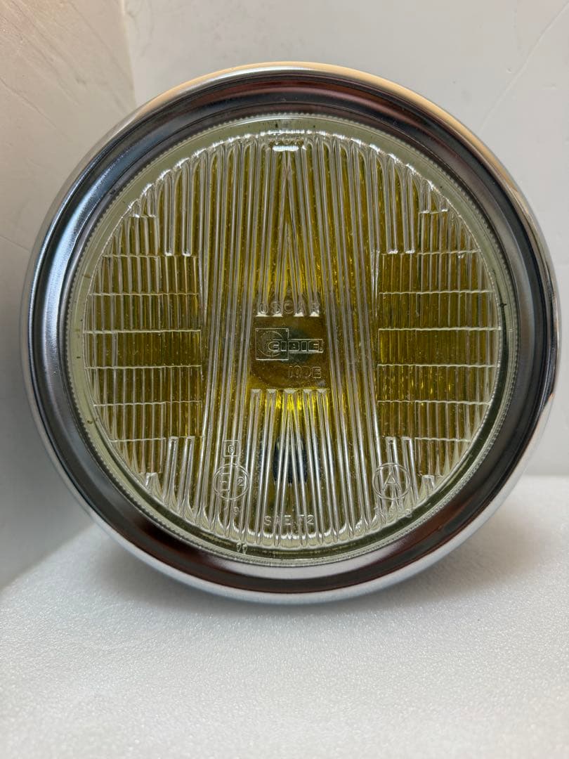 当時物シビエスーパーオスカー凹みレンズ付きヘッドライトASSYマーシャル