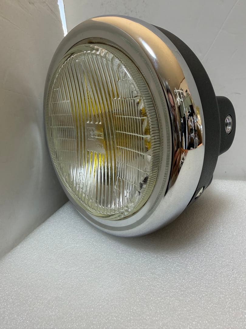 当時物シビエスーパーオスカー凹みレンズ付きヘッドライトASSYマーシャル