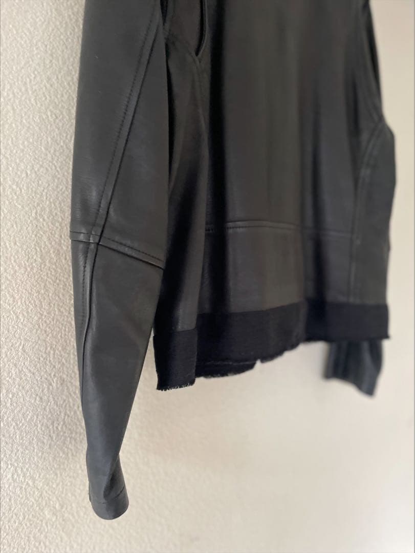 suzuki takayuki レザージャケット　黒革