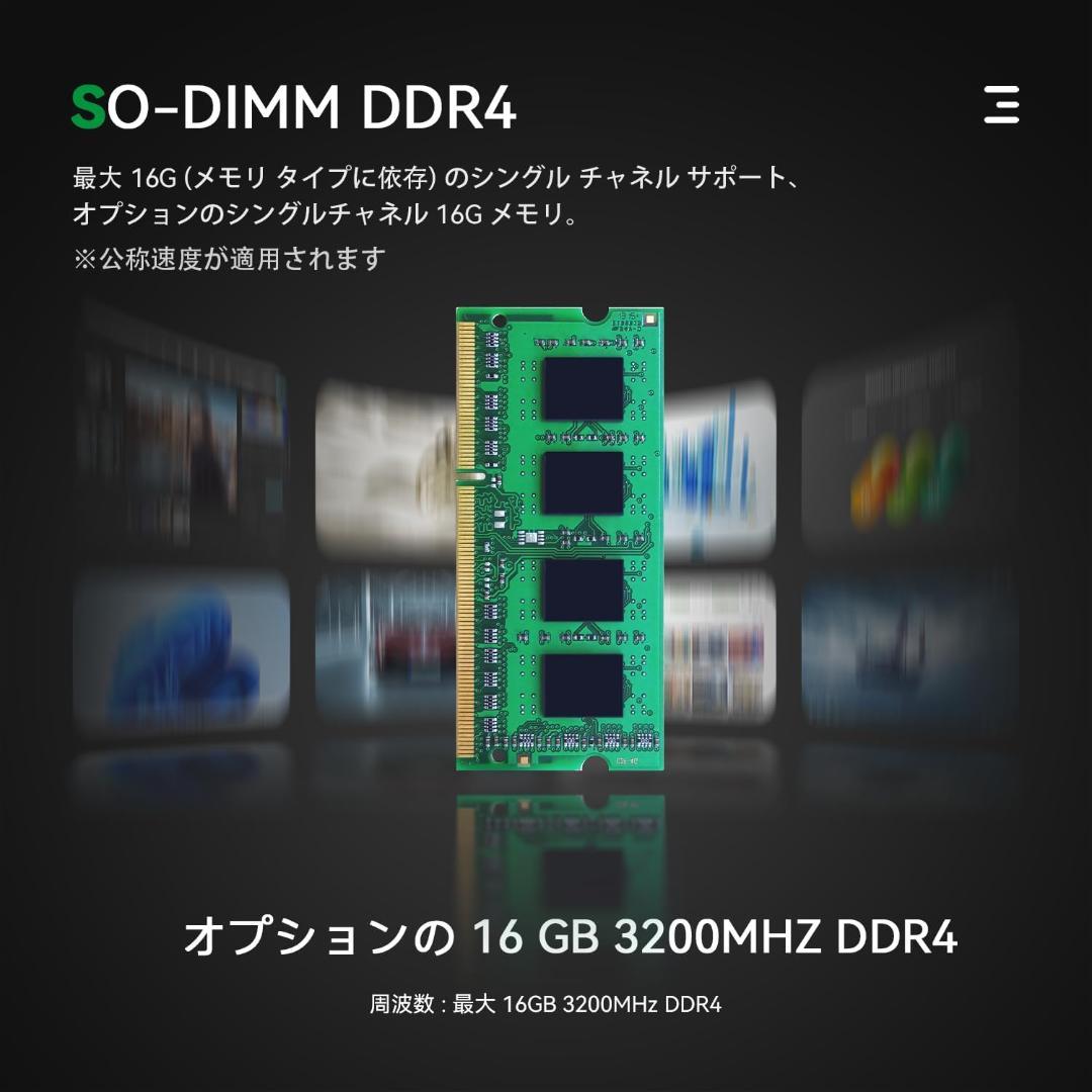 TRIGKEY ミニPC インテル第12世代 N100 Green G4