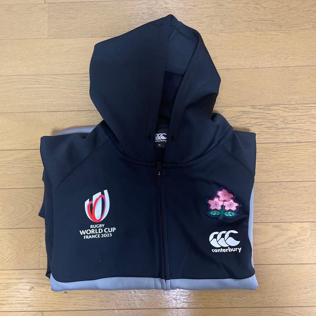 非売品ラグビー日本代表パーカー2023RWCモデル