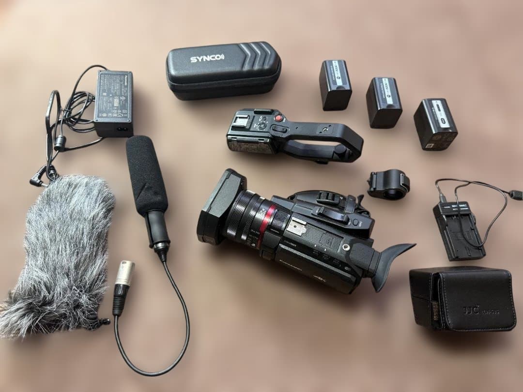 パナソニックHC-X1500　すぐに使えるセット　通電82時間