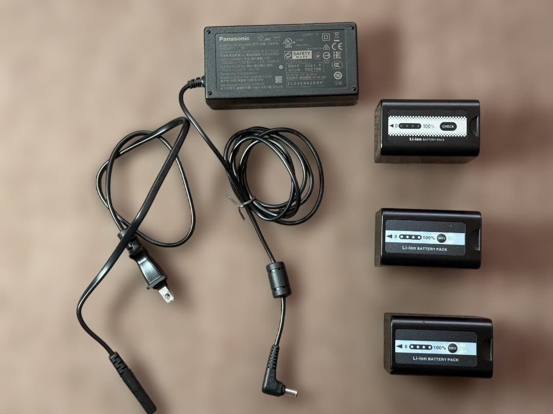 パナソニックHC-X1500　すぐに使えるセット　通電82時間