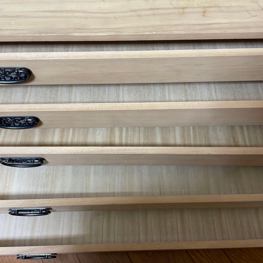 値下しました　桐箪笥5段　幅101 高さ39 奥行43.5 【5月25日まで