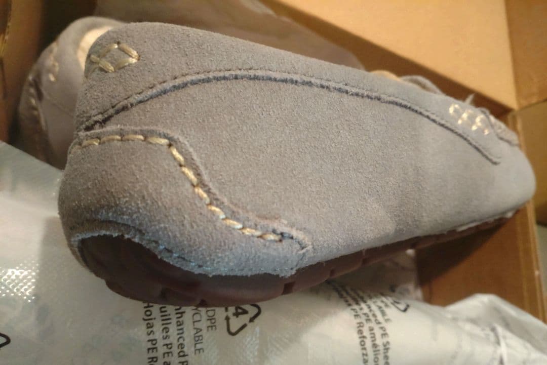 UGG モカシン　ANSLEY(LIGHT GREY) 23cm(サイズUS6)